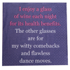 I enjoy a glass of Wine- Napkin (20160)