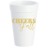 Styrofoam Cups -  CHEERS Y'all (80005)