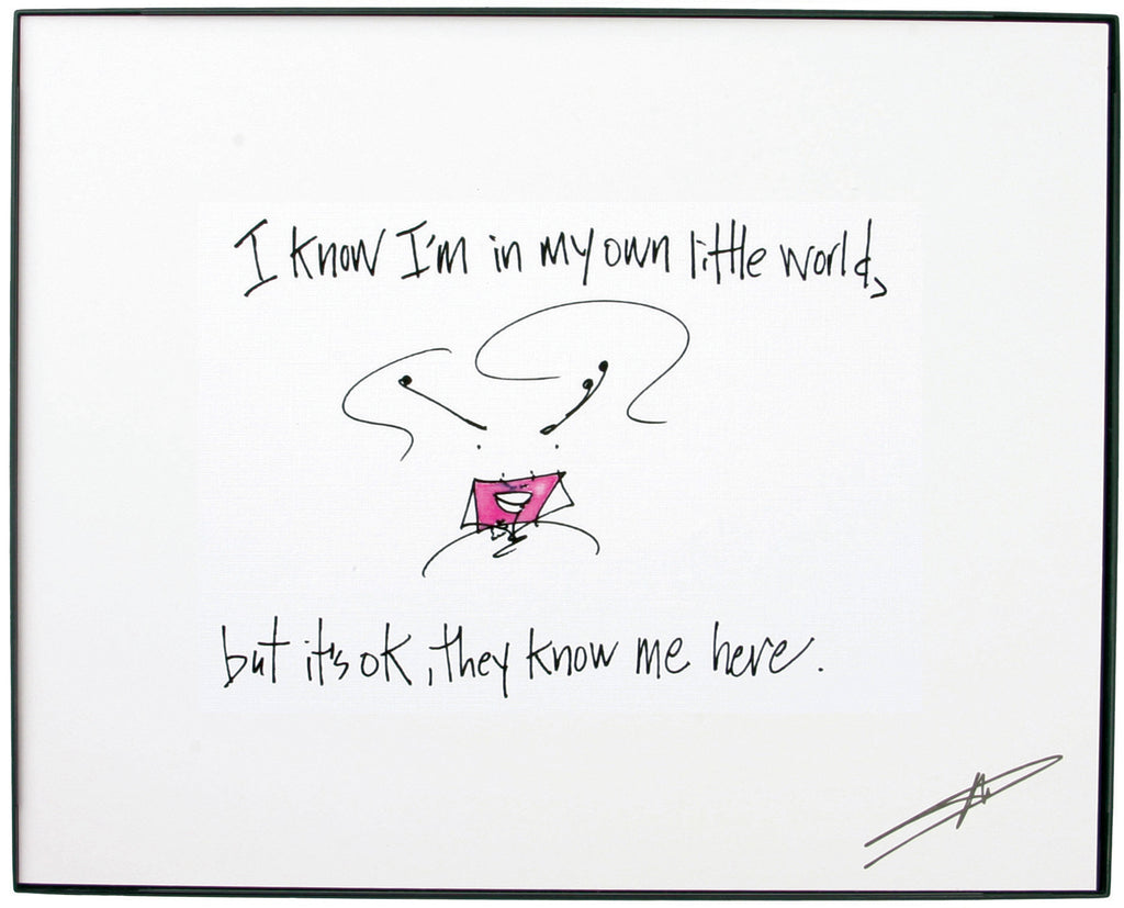 Own Little World Framed Art (10049)