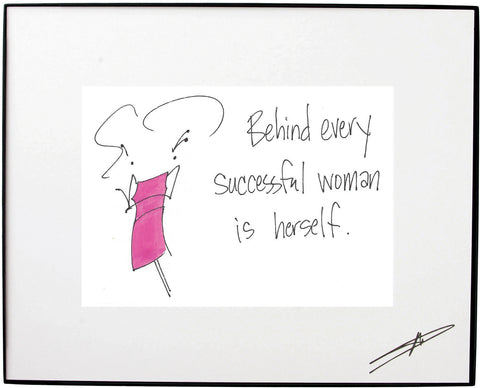 Successful Woman Framed Art (10114)
