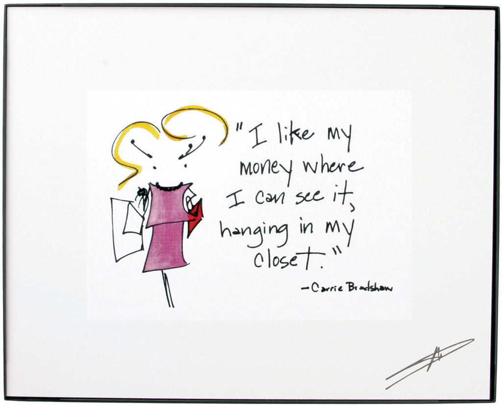 Hanging In My Closet Framed Art (10126)