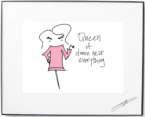 Queen of Everything Framed Art (10130)