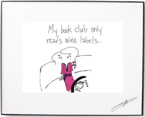 Book Club Framed Art (10134)