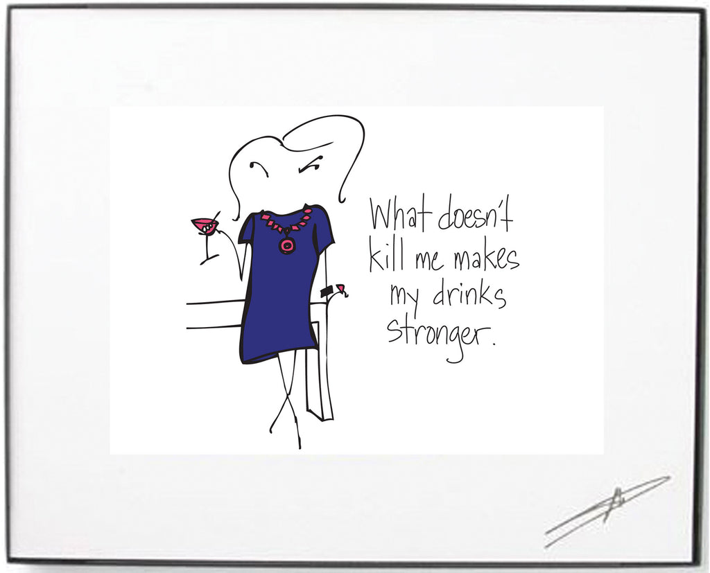 What Doesn't Kill Me Framed Art (10137)