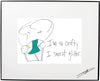 Sweat Glitter Framed Art (10144)