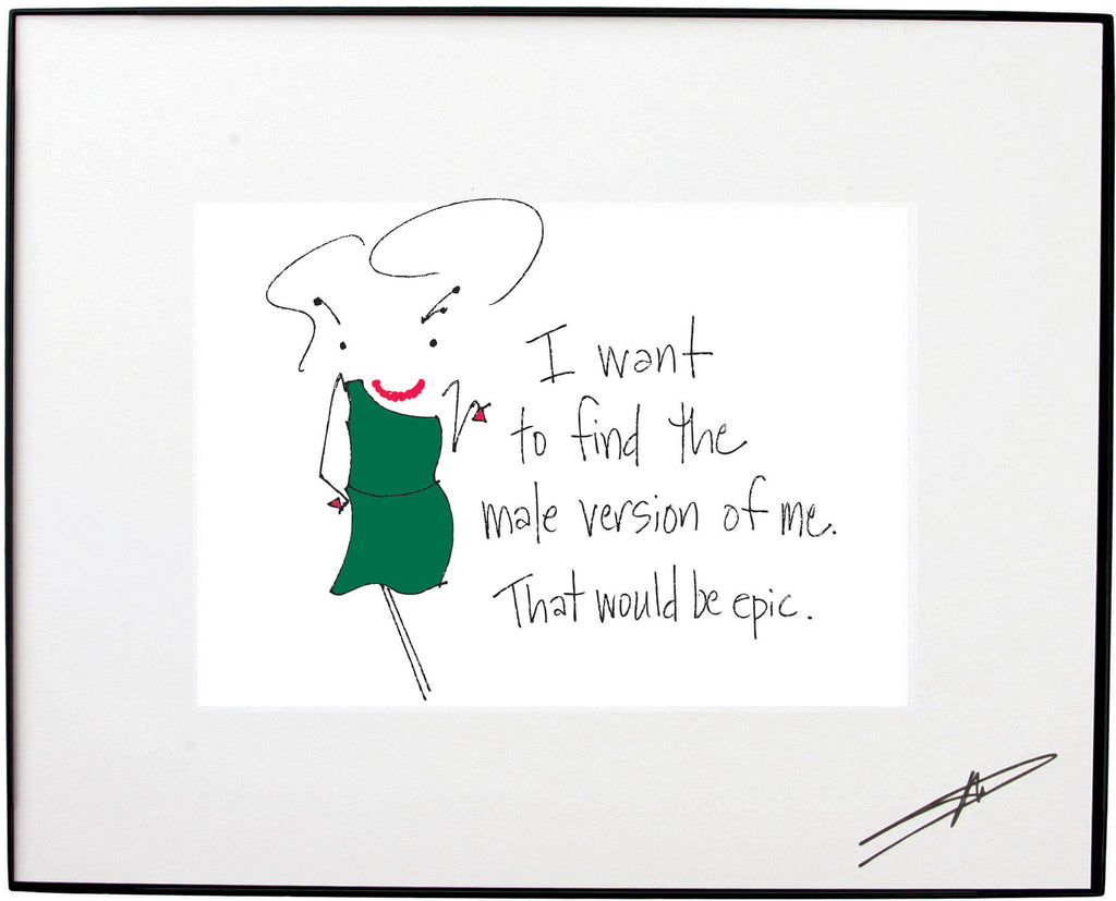 Male Version of Me Framed Art (10147)