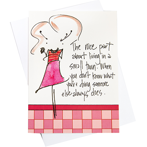 Small Town Greeting Card (18036)