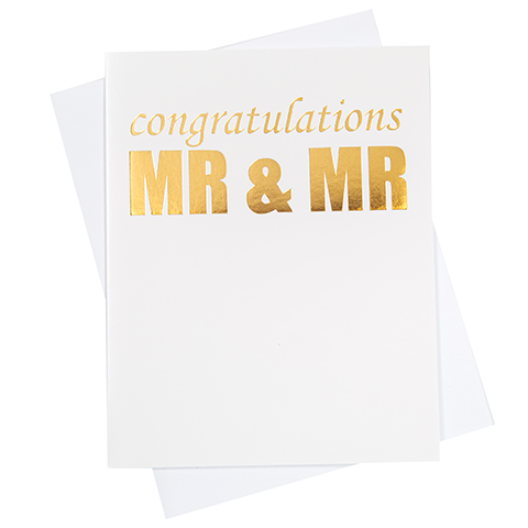 Mr. & Mr. Greeting Card (18100)