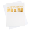 Mr. & Mr. Greeting Card (18100)