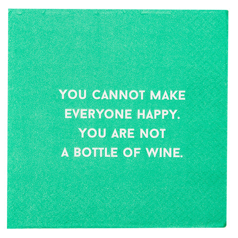 You Are Not a Bottle of Wine - Napkin (20164)